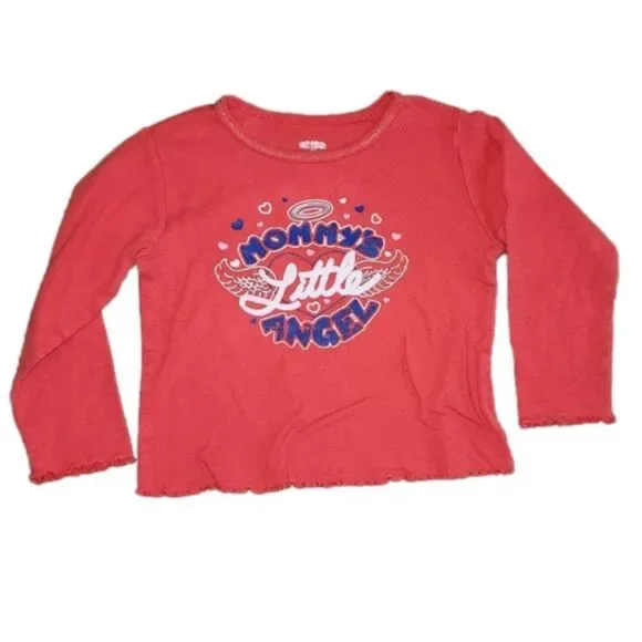OKIE DOKIE Red Long Sleeve Tee - Picture 1 of 2